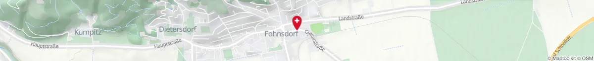 Kartendarstellung des Standorts für Schutzengel-Apotheke Fohnsdorf in 8753 Fohnsdorf